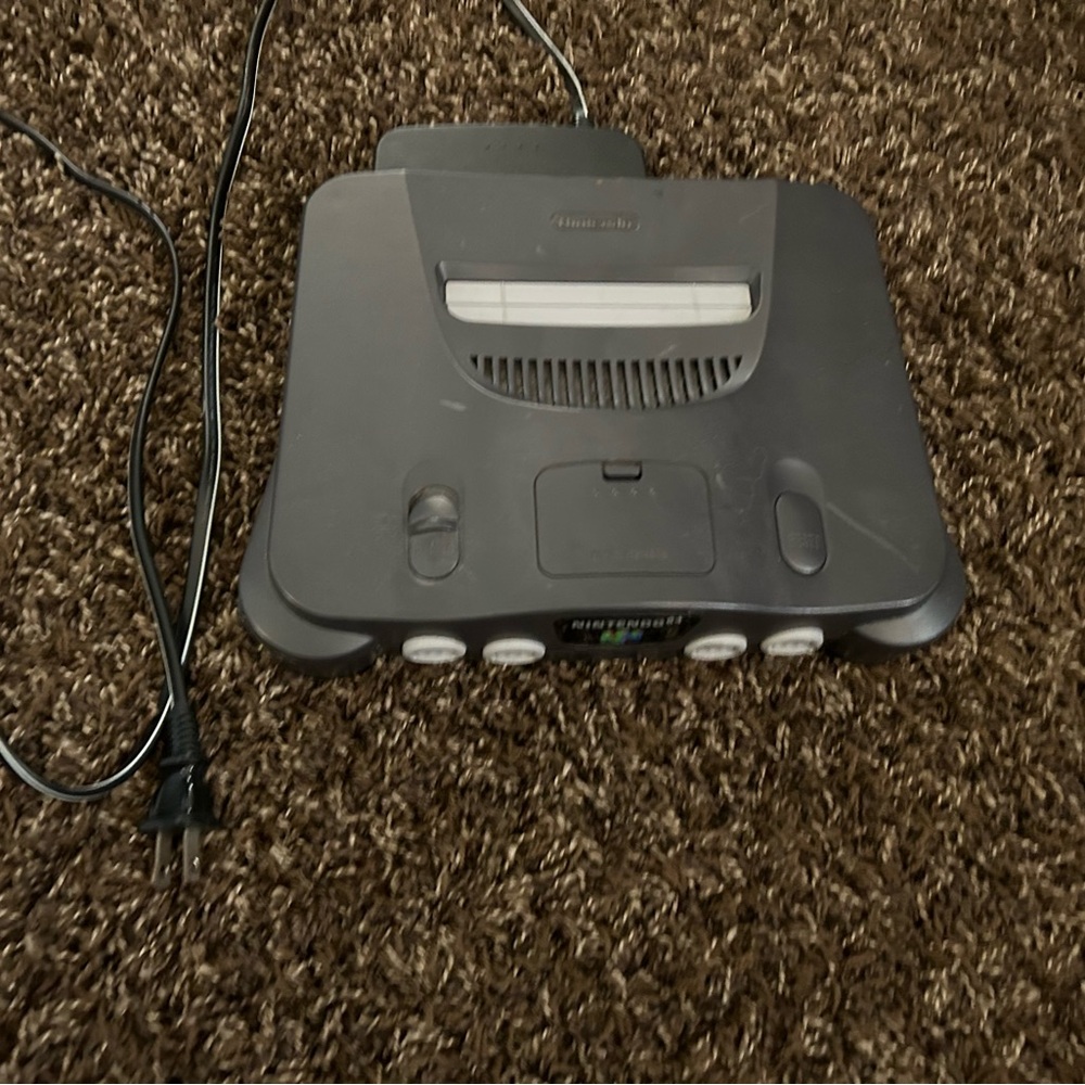 Nintendo 64 Console in Dark Gray